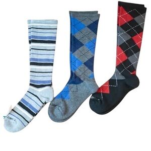 Tommie Copper Men’s 3 pack of Compression Over the Calf  Socks - Sizes 9-11.5